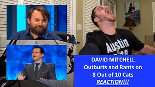 Americans React | All The Times DAVID MITCHELL Was Outraged | 8 Out Of 10 Cats | REACTION