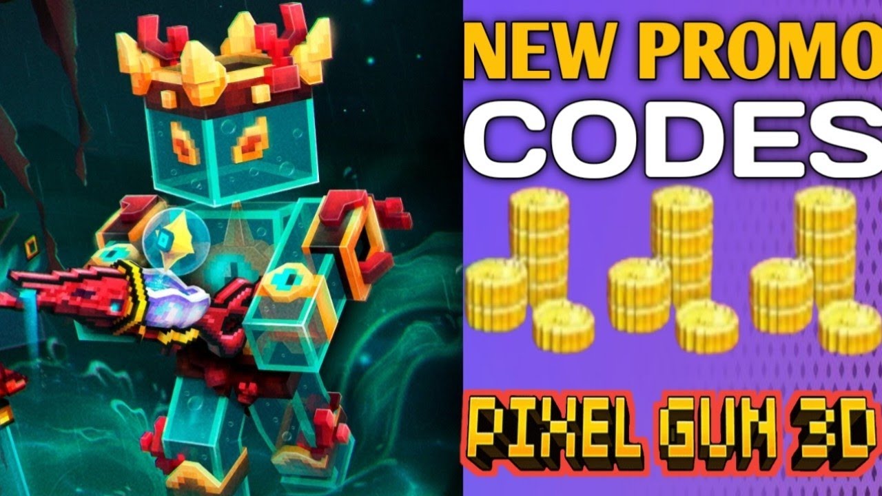 NEW!! NEW PIXEL GUN 3D CODES PROMO CODES 2023 - NEW PIXEL GUN 3D PROMO ...