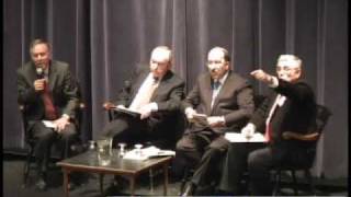 Richard Goldstone and Dore Gold discuss the U.N. Gaza Report at Brandeis