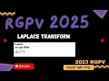 M3 RGPV PYQ 2023 | Laplace Transform of t²e^(-3t)”| RGPV Previous Year Question|RGPV M3 PYQ 2023