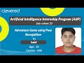 Adventure Game using Pose Recognition | AIIP July Cohort'2022 | Clevered
