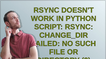 rsync doesn
