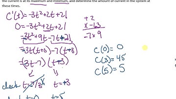 MCV4U 3.2 Minimum and Maximum on an Interval Video 2