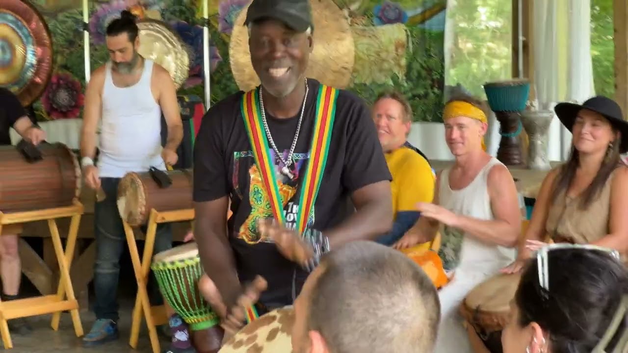 Bolokada Conde Djembe Workshop | Rhythm Rising Festival 2025 at Terrapin Hill Farms, KY