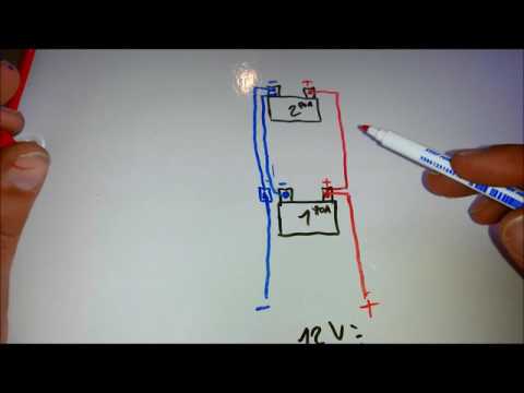 INSTALLER 2 BATTERIES AUXILIAIRE CAMPING CAR