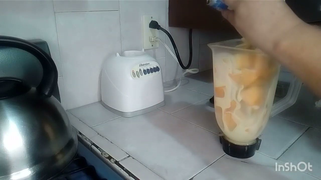 Rica nieve de melón chino con leche condensada, hasta parece de garrafa! Deli, deli