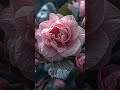 Rose Quartz Petal Stem with Gentle Raindrops | Relaxing Nature Moments #NatureRain