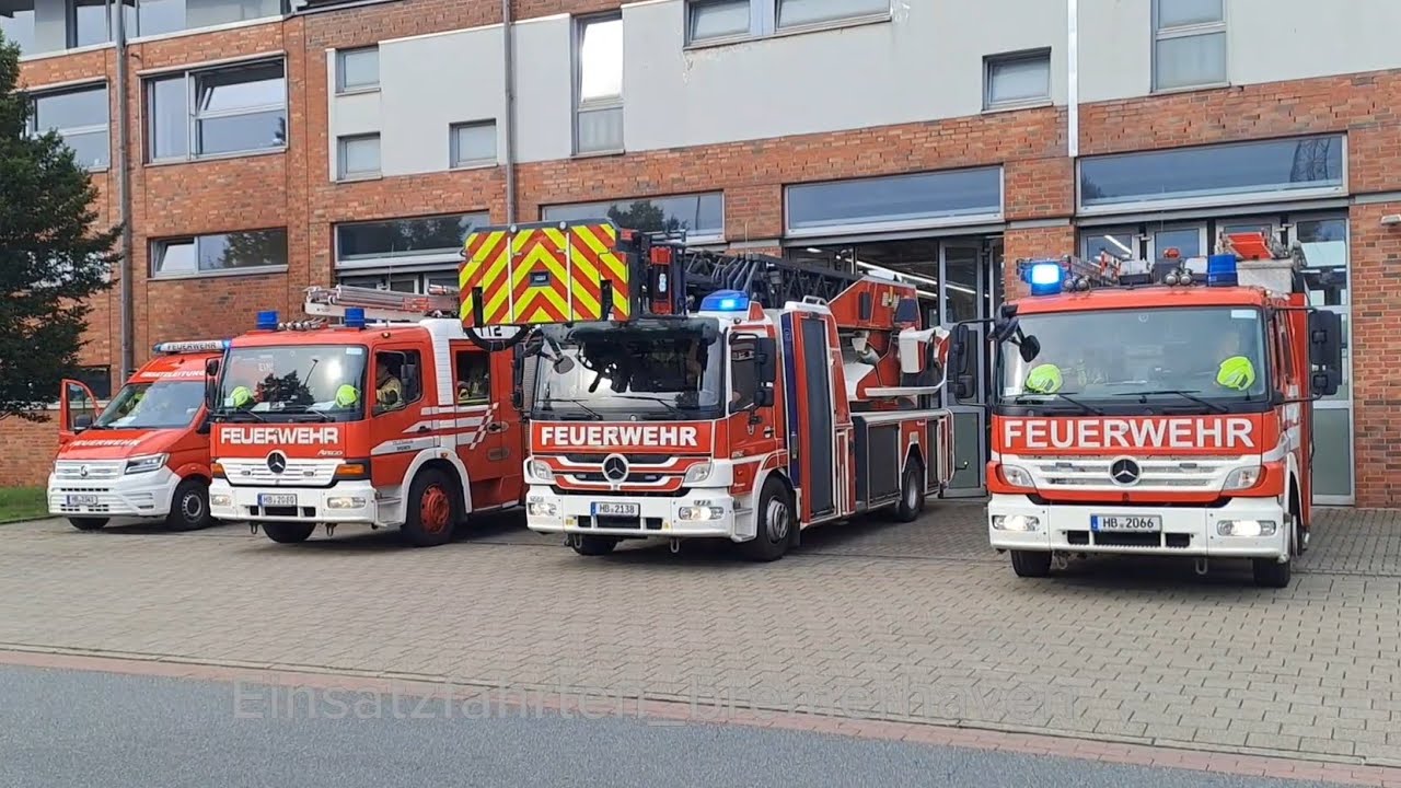 Einsatzfahrten aus Bremen Verschiedener Wachen Zusammenschnitt 2024