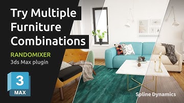 Creating Furniture Combinations in 3ds Max with RandoMixer – Quick Tutorial for Interior Scenes