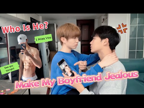 Texting Other Boy And Sending Nude Photos😳?  Make My Boyfriend Jealous Prank! He was really angry🔥