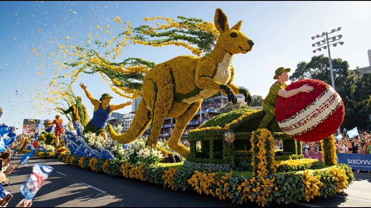 Australia Flower Float Parade 2026 🇦🇺 A Spectacular Celebration with Giant Floral Floats