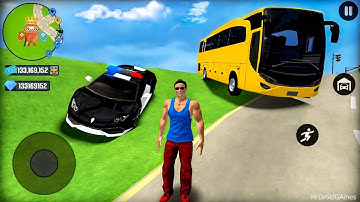 Go to Town 6 - Bus & Police Car Driving in Open World Game - Android Gameplay