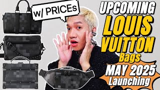 UPCOMING LOUIS VUITTON Bags (w/PRICES) launching MAY. NEW MEN's DAMOFLAGE Collection KEEPALL 25