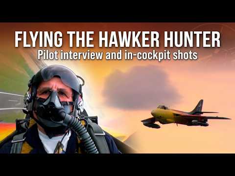 Flying The Hawker Hunter - A Pilot's view. Interview and dramatic in-cockpit footage