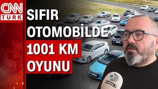 Sıfır otomobilde 1001 km oyunu!