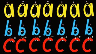 z alphabet song lowercase letters abc letter names kids