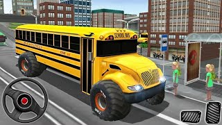 4x4 School Bus Simulator - Bus Simulator 3D - Android Gameplay screenshot 4