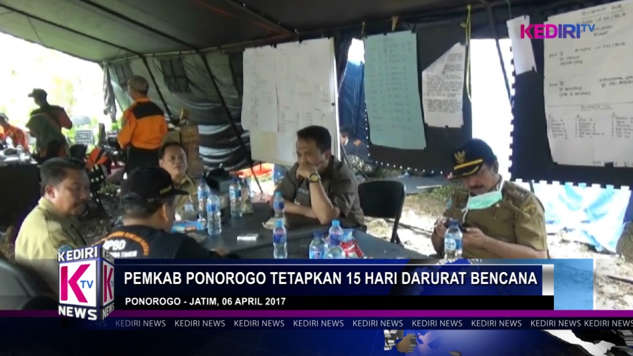 PEMKAB PONOROGO TETAPKAN 15 HARI DARURAT BENCANA - YouTube