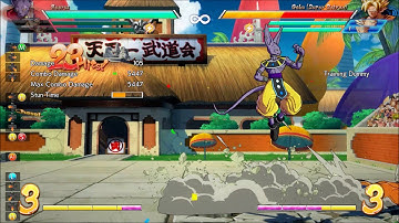 Beerus Corner Combo w/Beam and A.Gohan Assists