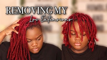 LOC TUTORIAL: Removing My Loc Extensions… For Now | IamJackieCymone