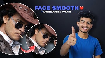 Face Smooth Tutorial in Lightroom Mobile | face smooth kese kare | Lightroom Skin Retouching  