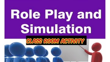 Role Play and Simulation Classroom Activity
