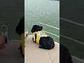 Max 1st time in boat