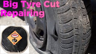 How To Make A Tyre Cut Repair ?