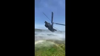 Экипажи вертолётов Ка-52 ВКС России устроили шоу