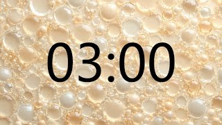 3 Minute Timer (BUBBLE Bella Ciao Pop + Sound Notification at Zero)