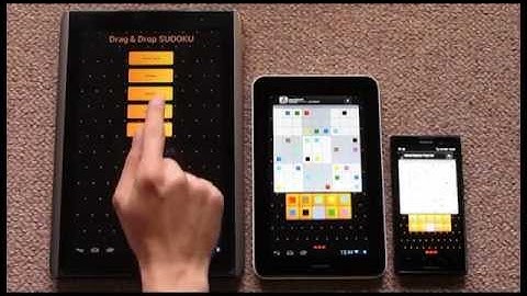 Drag & Drop Sudoku (Android App)