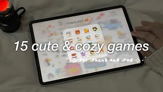 CUTE & COZY GAMES TO DOWNLOAD WHEN YOU’RE BORED | comfy & aesthetic games for iPhone & iPad (FREE) by justfelicia 27,660 views 4 months ago 10 minutes, 30 seconds