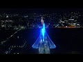 Illumination of Millennium Bridge on the occasion of World Refugee Day 2021