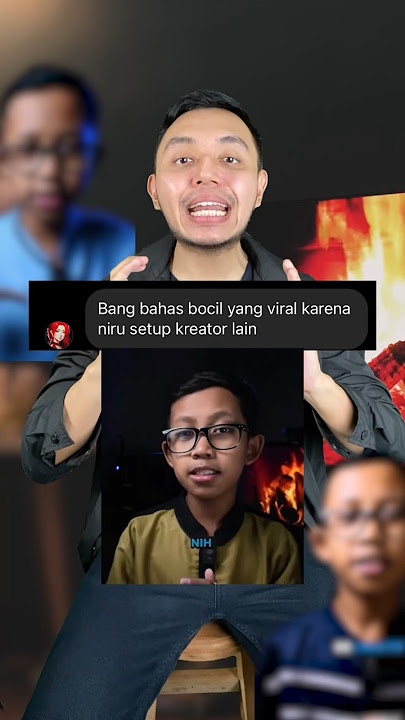 Bocil viral karena niru SETUP kreator lain plek ketiplek? Menurut saya sih gini #shorts