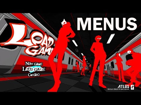 Vídeo: Vamos Falar Sobre Os Menus Do Persona 5