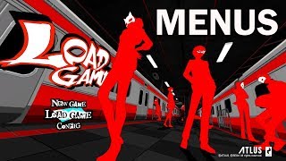 Examining Persona 5 S Menus Video Notes On P5 S Ui Youtube