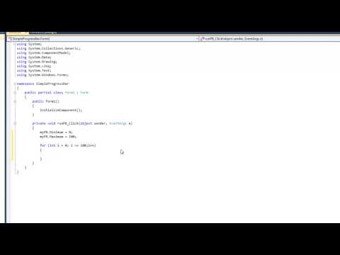 Simple Progress Bar in C# by GuShared.com