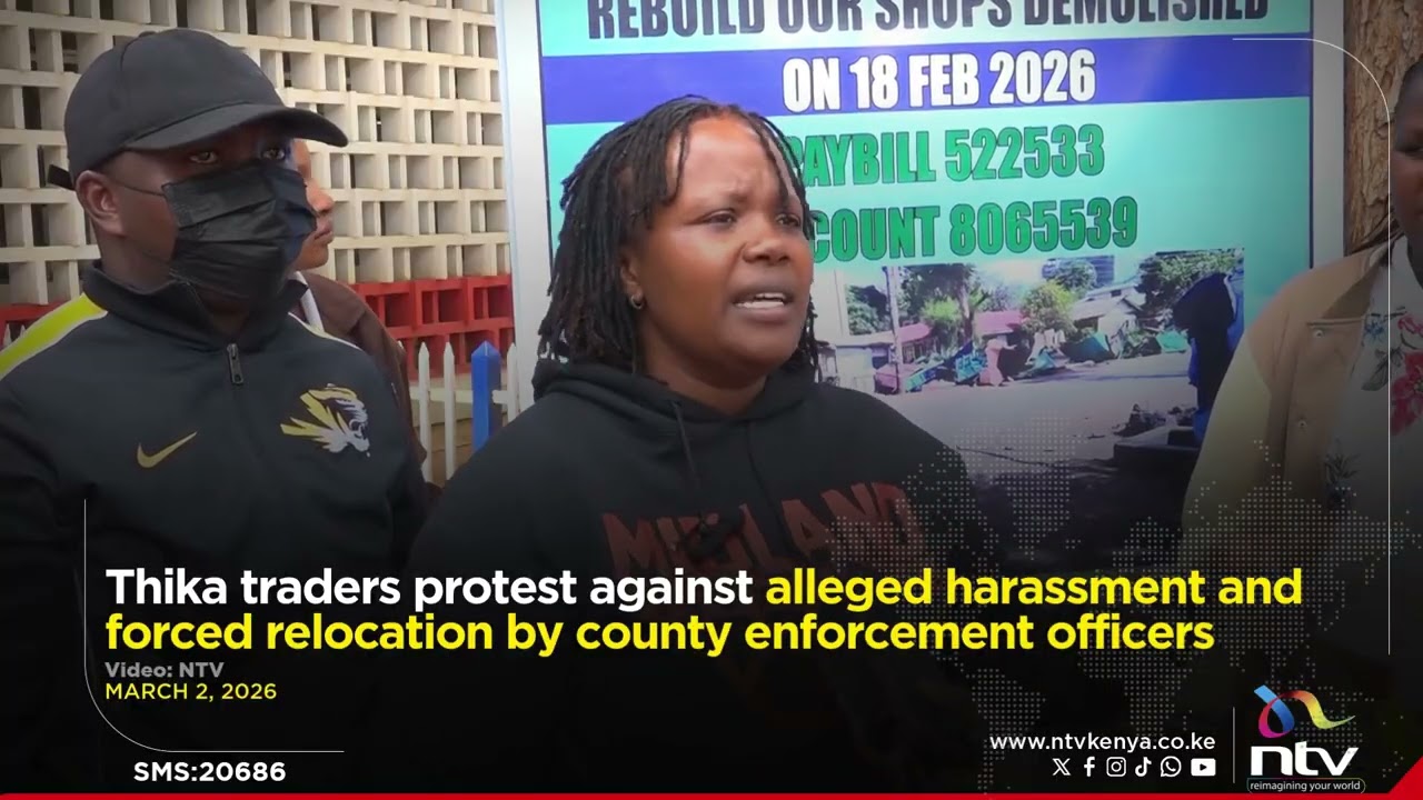 Торговцы города Тика протестуют против предполагаемых преследований со стороны сотрудников правоо...