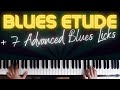 Blues Improvisation Etude │ Blues Piano Lesson #8