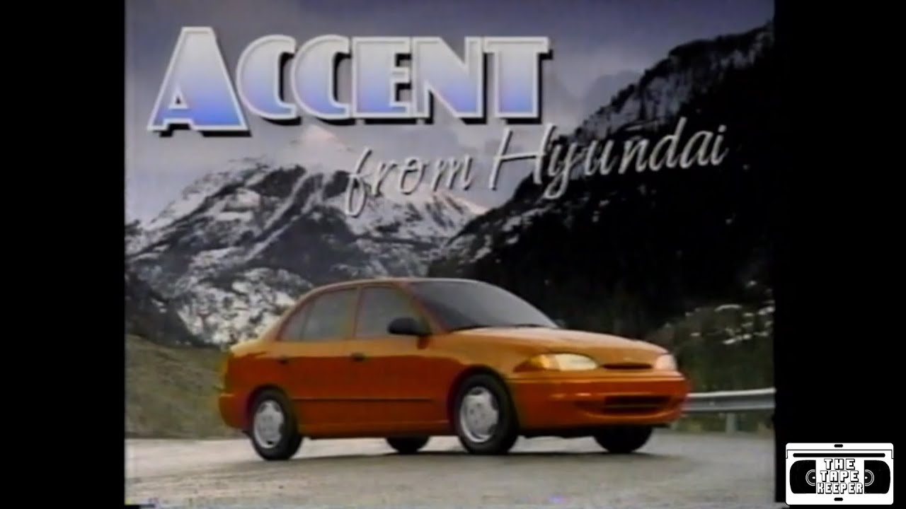 Hyundai Accent Commercial 1995 YouTube