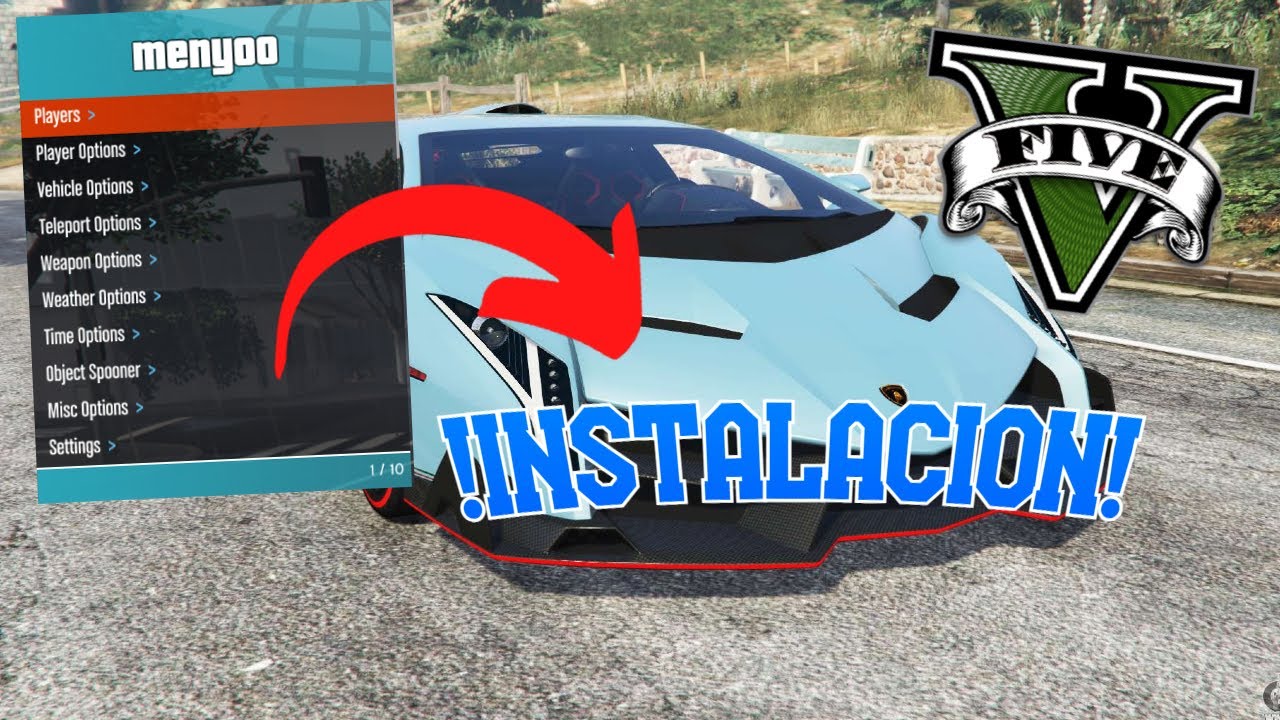 COMO INSTALAR el mod MENU MENYOO EN PC GTA 5 Mods