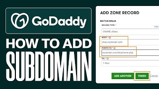 how to add subdomain on godaddy 2024 (step by step)