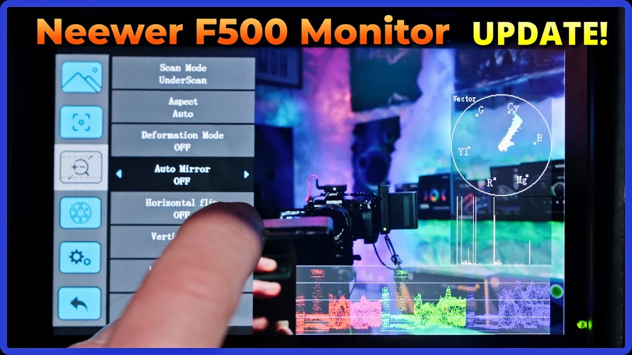 Neewer F500 Field Monitor Major Firmware Update! - YouTube
