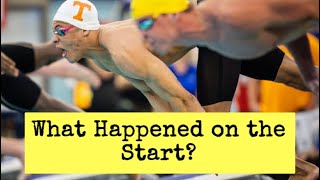 The Starter Held Them SO Long… NCAA 50 Free Finals