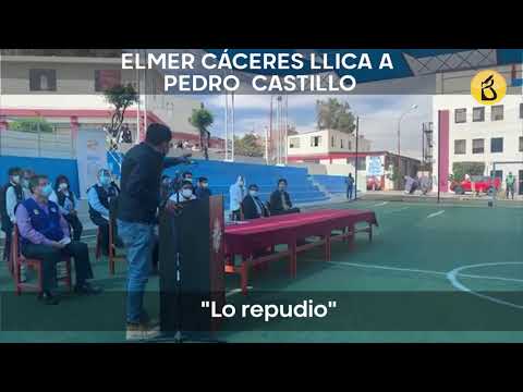 Elmer Cáceres Llica a Pedro Castillo: "Lo repudio"