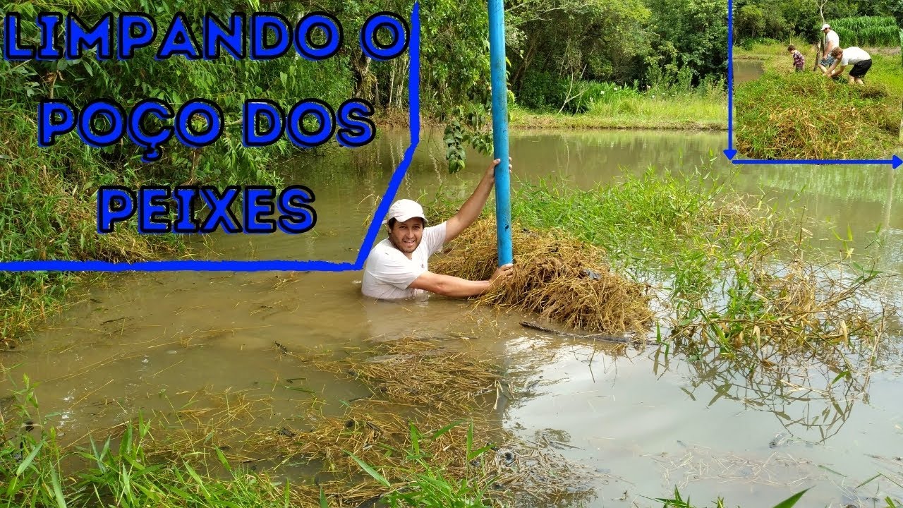 Limpando o Poço dos Peixes