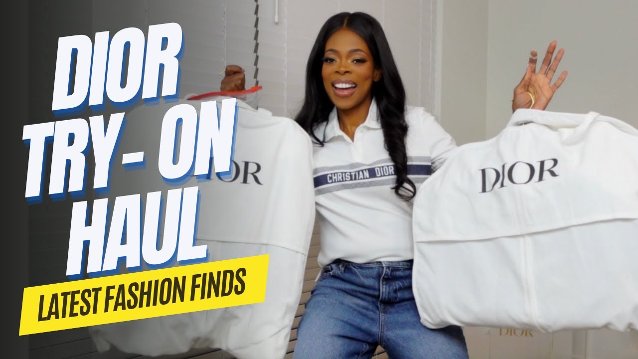 Dior Fashion Haul: New Outfits, Shoes & Accessories Try-On! - YouTube