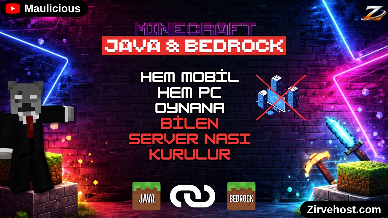 Minecraft Java + Bedrock Server Kurma (VDSSİZ) 2026 🚀 - YouTube
