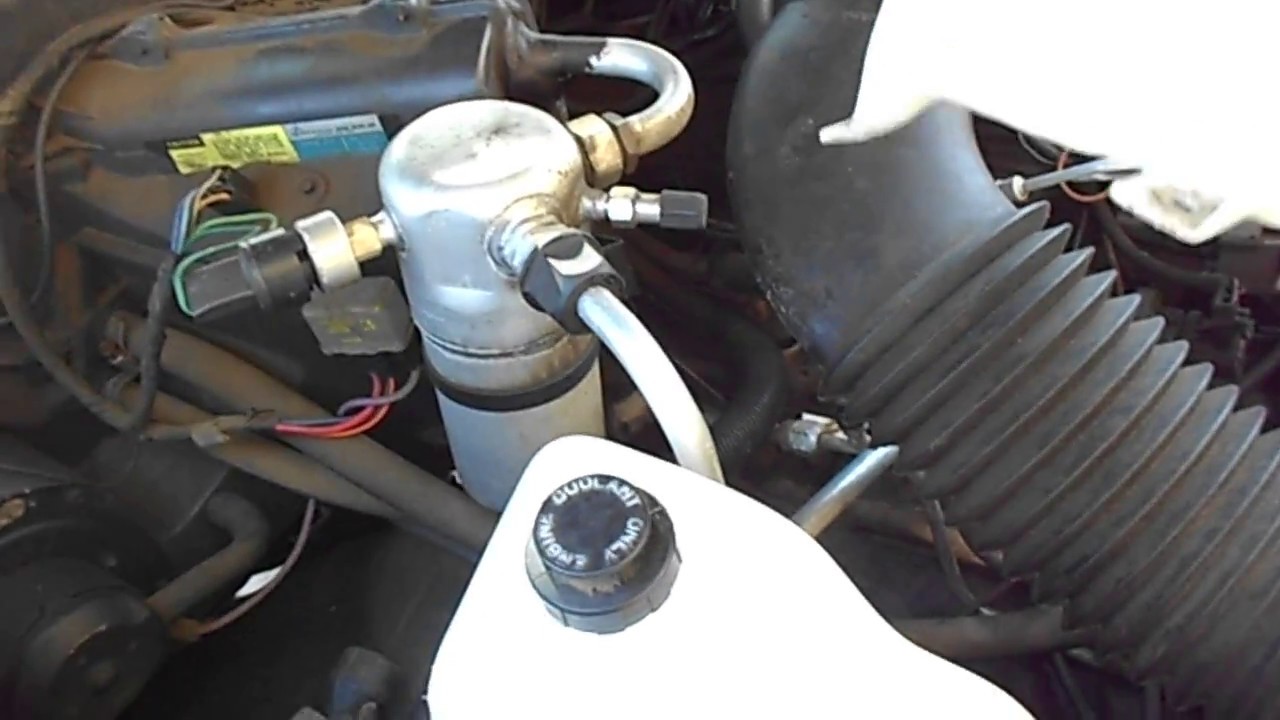 Coolant reservoir install 1987 Chevrolet / GMC pick-up/ Watch before ...