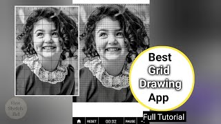 Best App for Grid Method In Drawing |Grid Drawing Tutorial| |Fine Sketch Art| screenshot 5